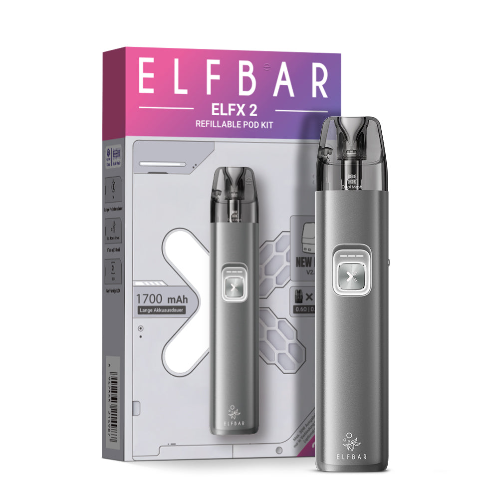 elfbar-elfx-2-kit-space-grey-pod-system image 2