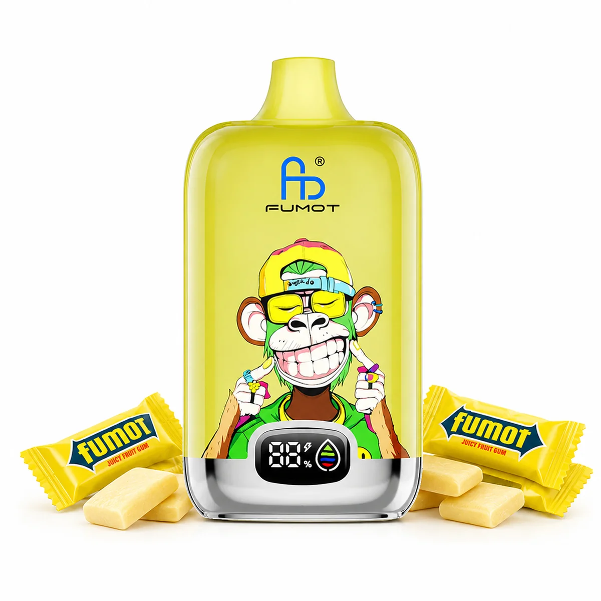 fumot-digital-box-12000-einweg-vape-juicy-fruit-gum image 1