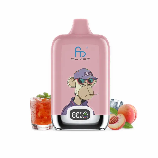 fumot-digital-box-12000-einweg-vape-ice-tea-peach-ice image 1
