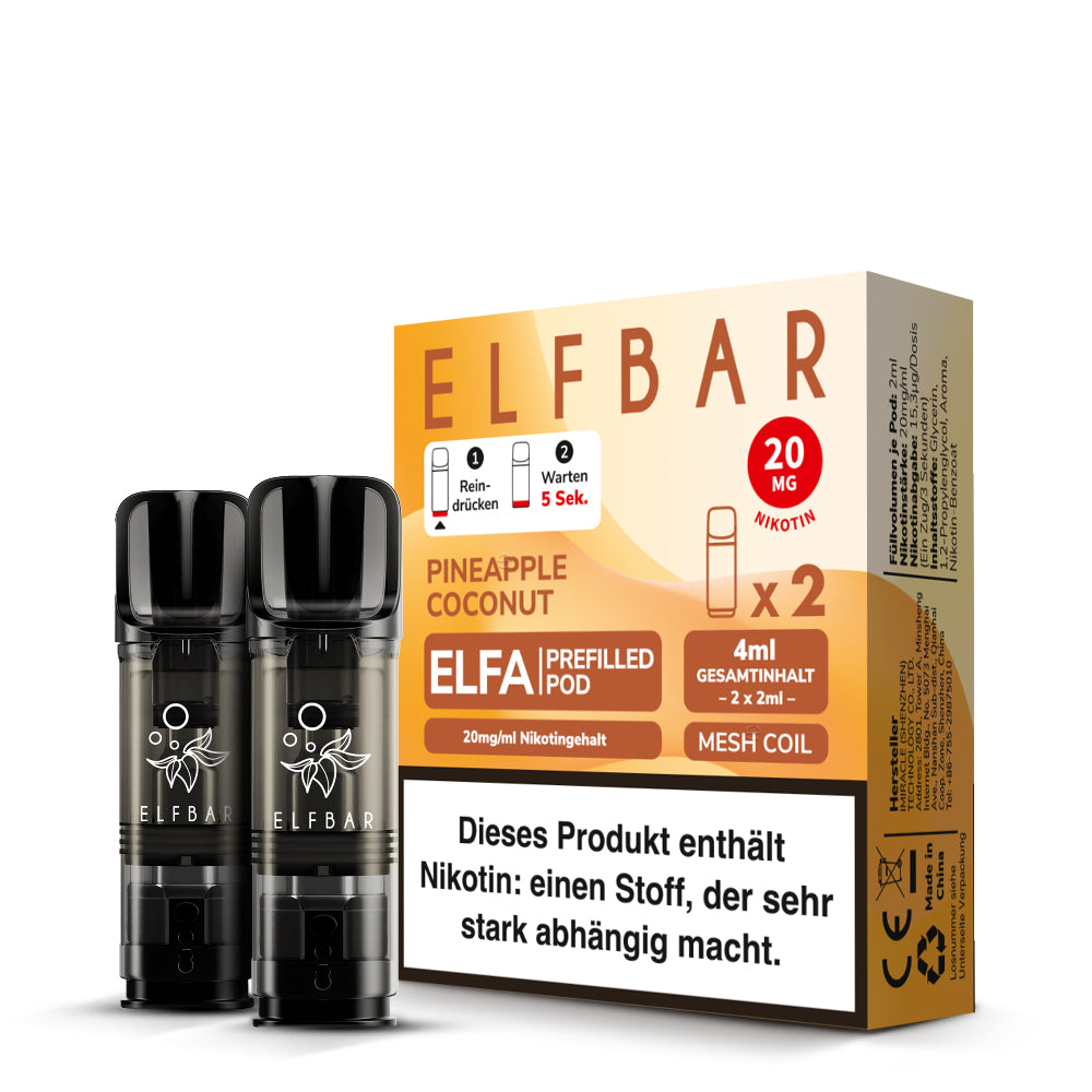 elfbar-elfa-prefilled-pod-pineapple-coconut-2er-pack image 2