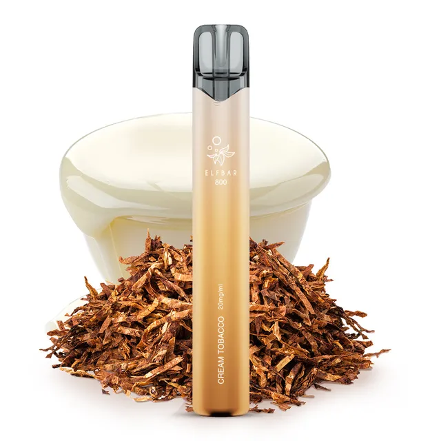 elfbar-800-cream-tobacco-einweg-e-zigarette-20-mg-ml image 1