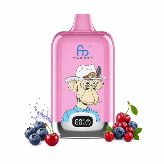 fumot-digital-box-12000-einweg-vape-blueberry-cherry-cranberry image 1