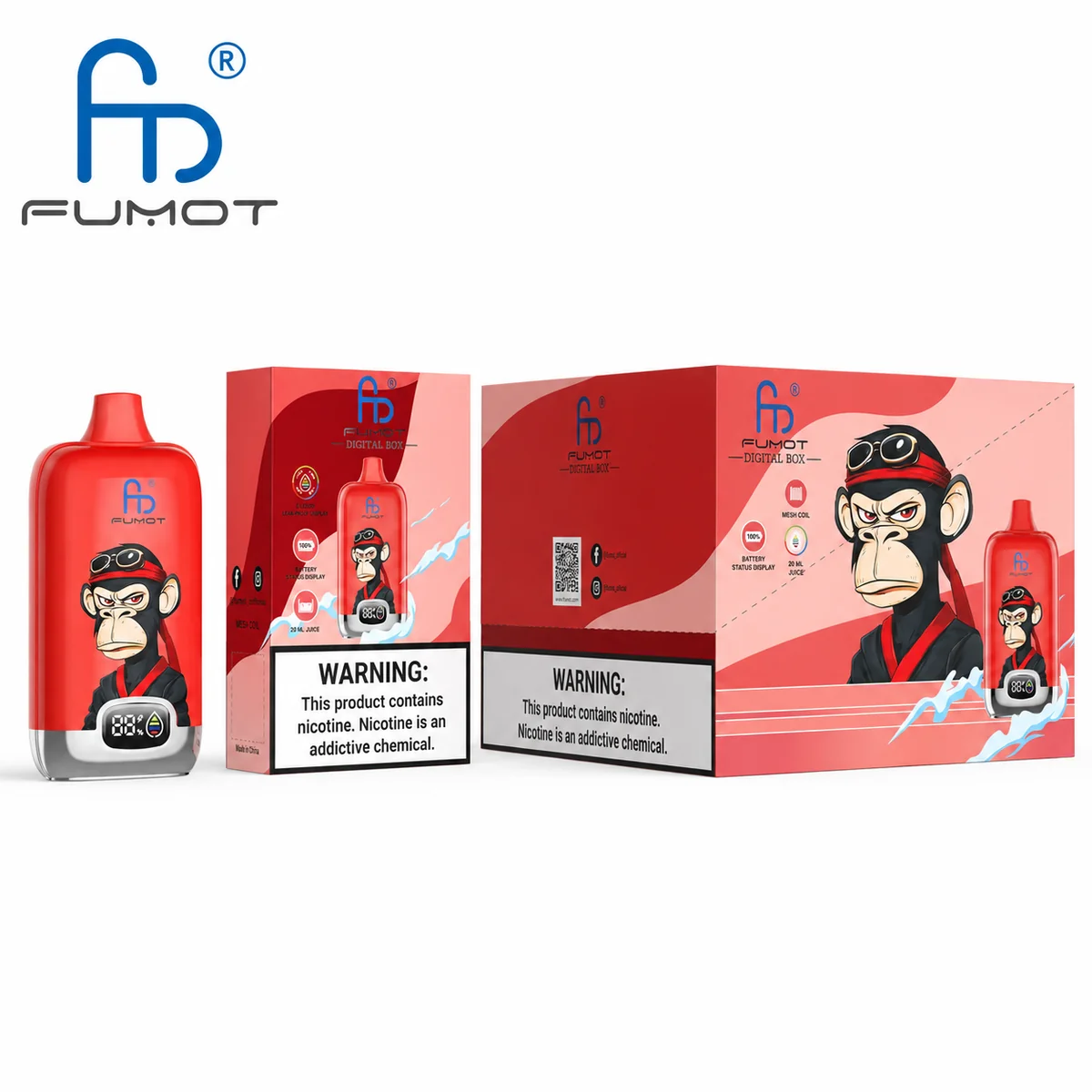 fumot-digital-box-12000-einweg-e-zigarette-cherry-ice image 3