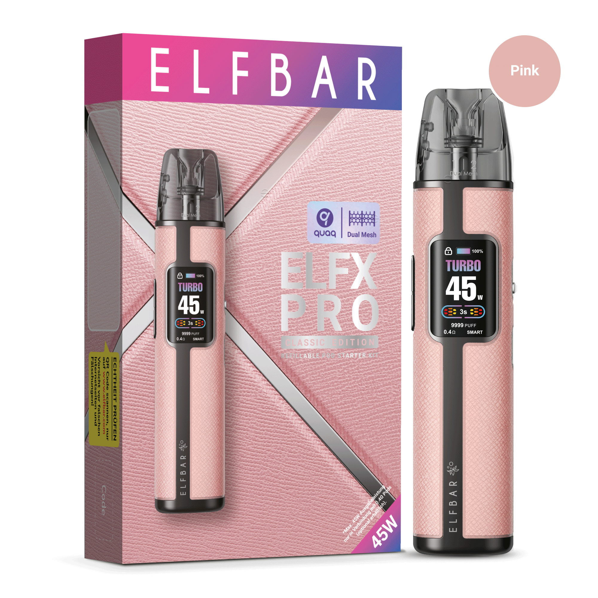 elfbar-elfx-pro-pod-kit-pink-nachf-llbares-basisger-t-45w image 2