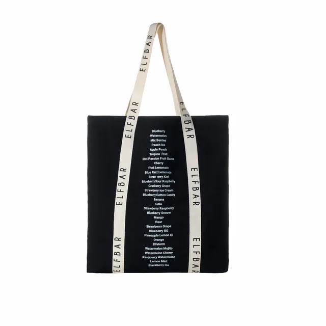 elfbar-shopping-bag-schwarz-strapazierf-hige-einkaufstasche image 1