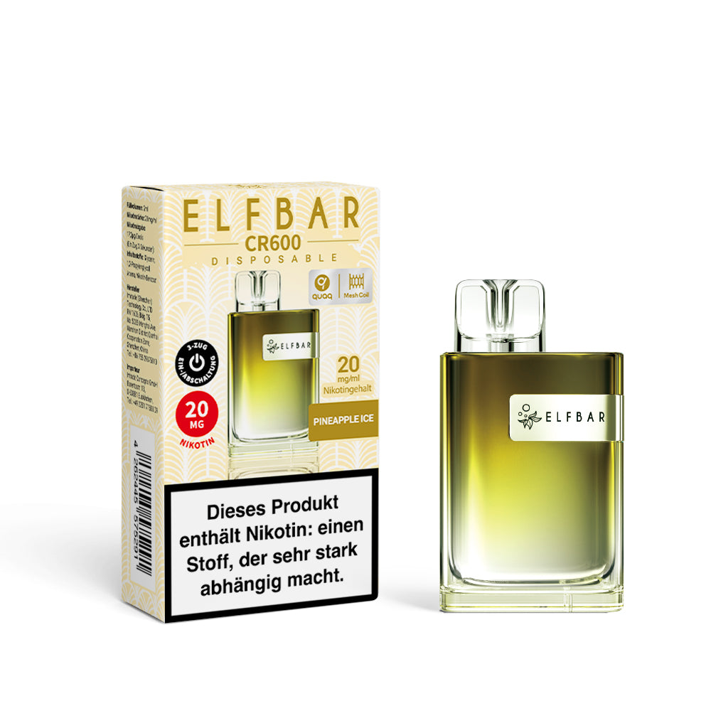 elfbar-cr600-einweg-e-zigarette-pineapple-ice-600-z-ge-20mg image 2