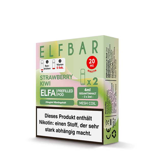 elfbar-elfa-prefilled-pod-strawberry-kiwi-20mg-2x2ml image 2