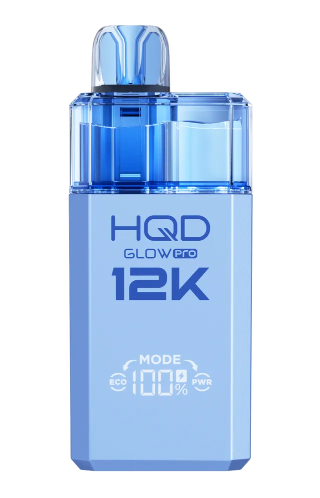 hqd-glow-pro-12k-disposable-vape-1000-mah-airflow-power-control image 1