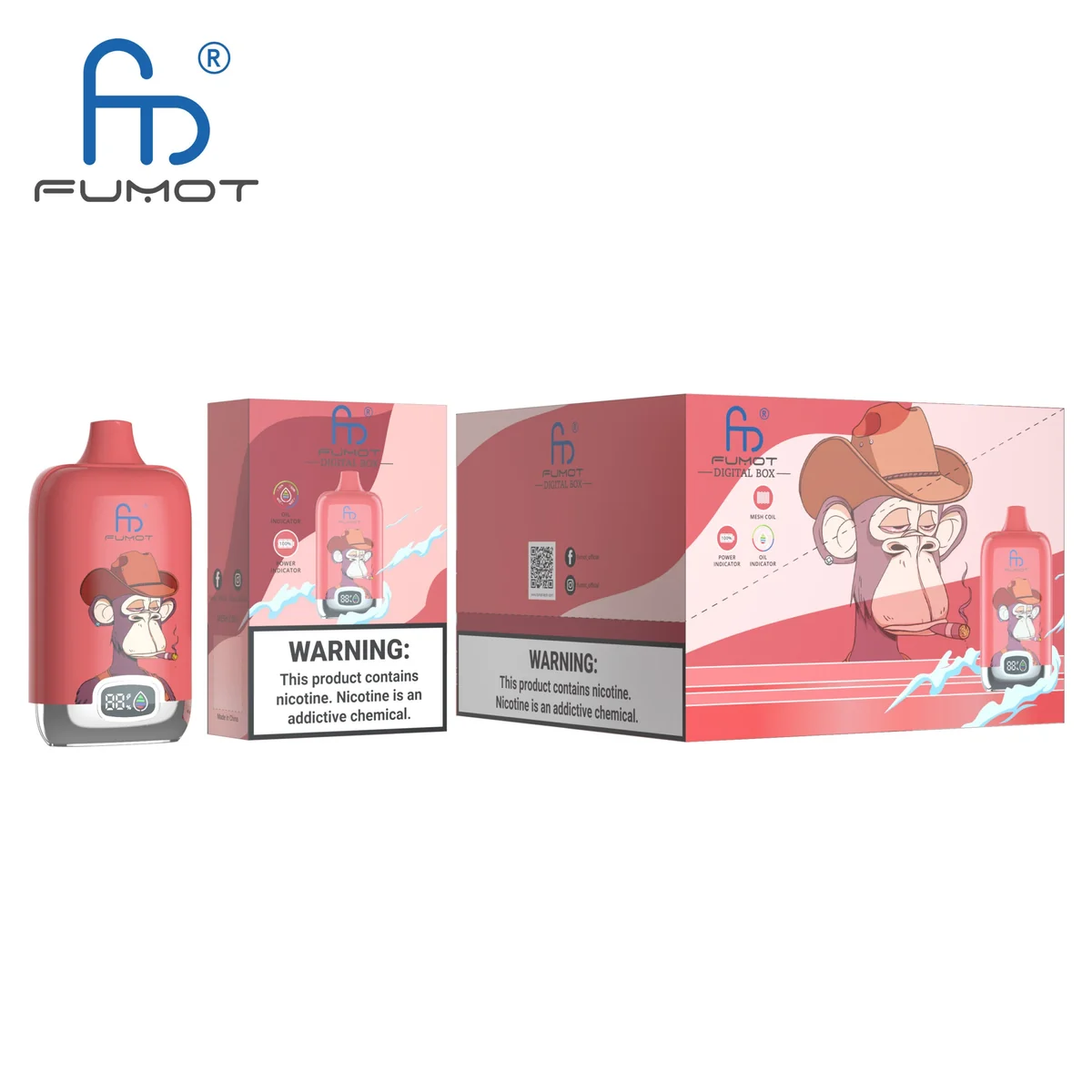 fumot-digital-box-12000-einweg-e-zigarette-apple-berry-blast image 3