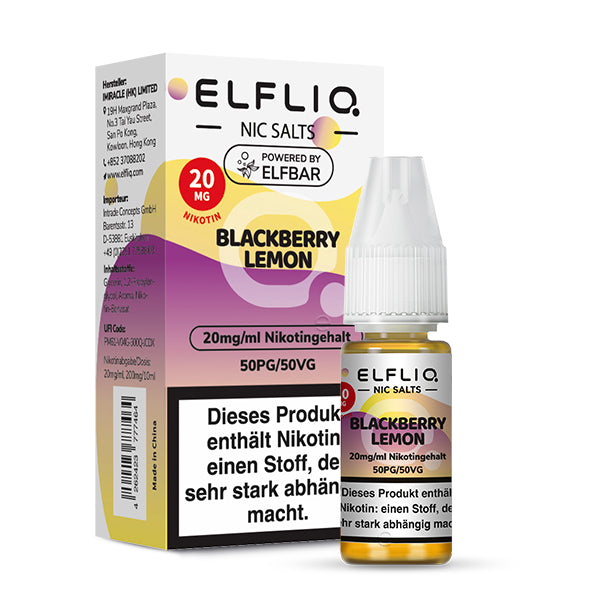 elfliq-blackberry-lemon-nikotinsalz-liquid-10-ml image 3