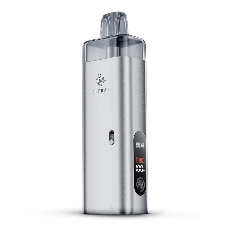 elfbar-elfx-mega-kit-silver-pod-kit-32w-2800-mah image 1