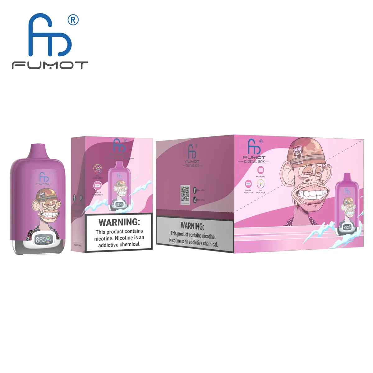 fumot-digital-box-12000-einweg-vape-bluesour-raspberry image 3