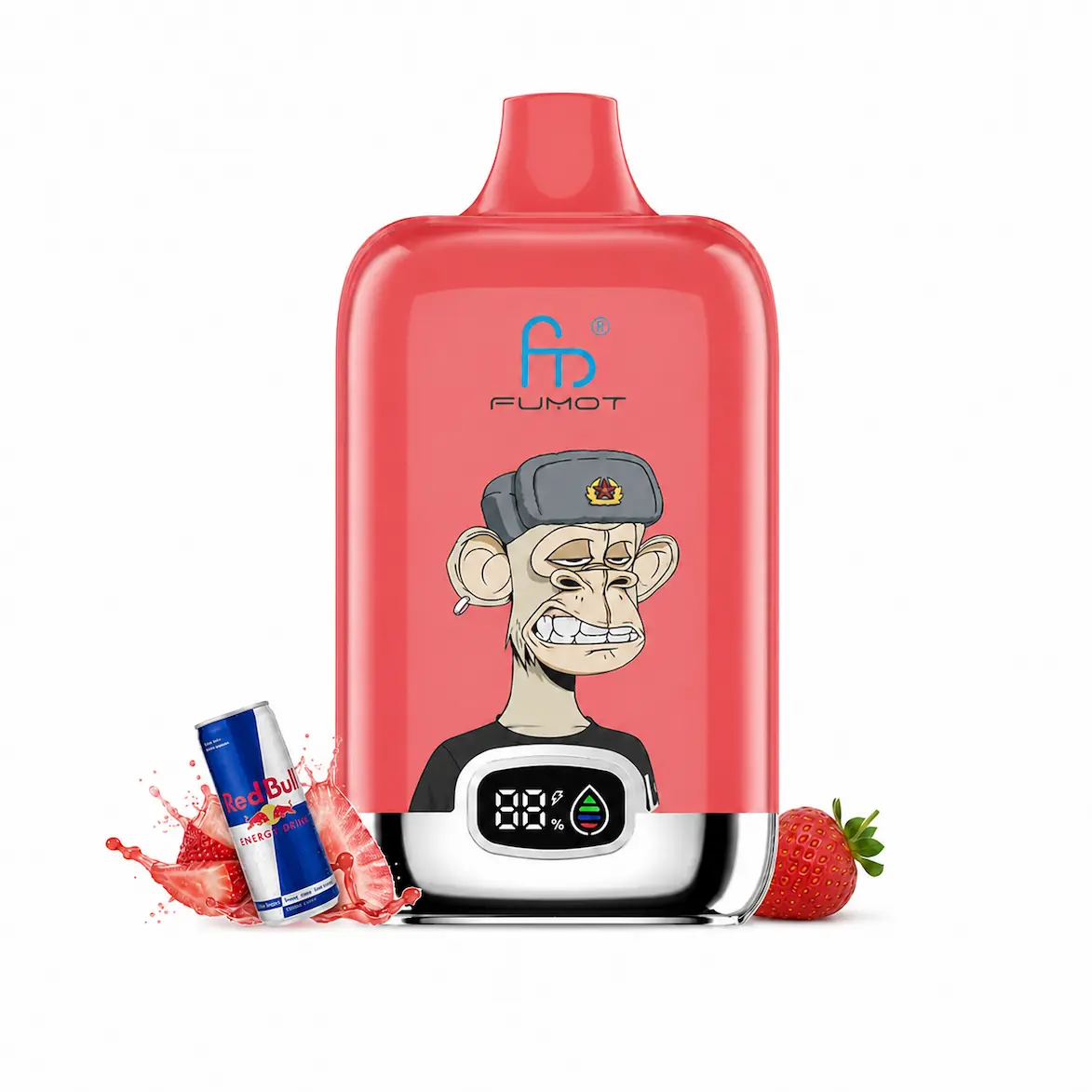 fumot-digital-box-12000-einweg-e-zigarette-strawberry-red-bull image 1