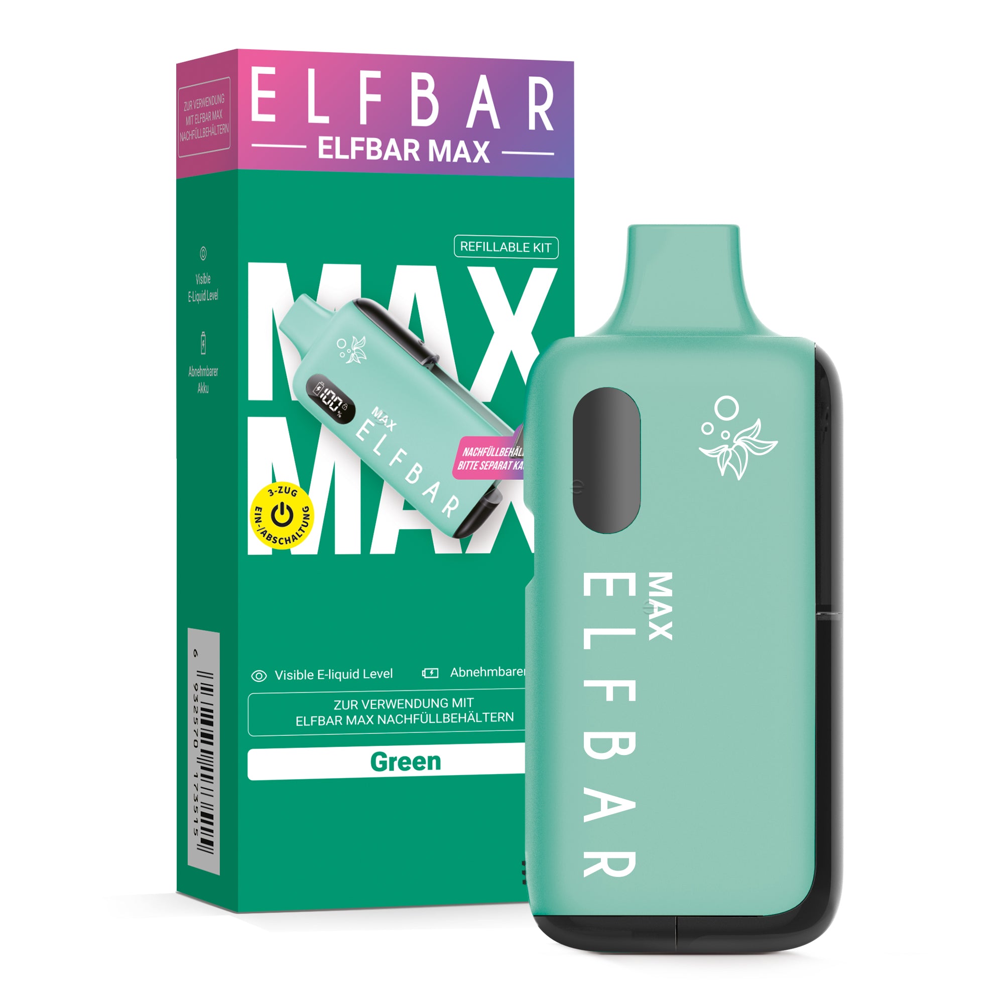 elfbar-max-kit-green-akkutr-ger-pod-system image 2