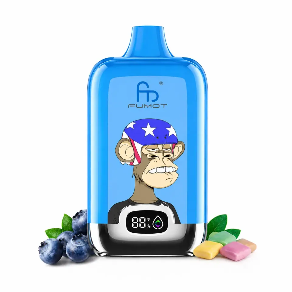 fumot-digital-box-12000-einweg-vape-blueberry-bubblegum image 1