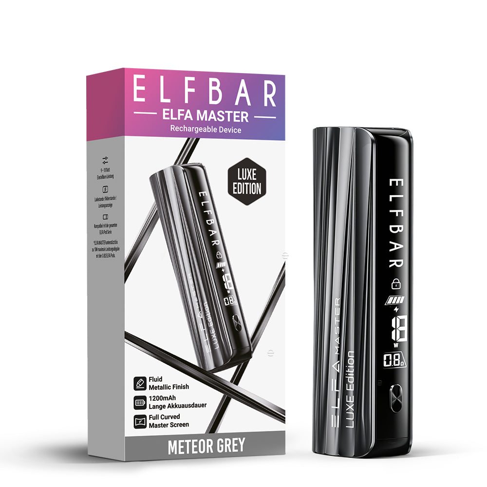 elfbar-elfa-master-luxe-meteor-grey-akku-850-mah-mit-display image 2
