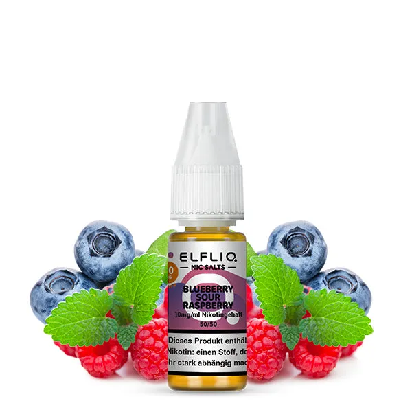 elfliq-nikotinsalz-liquid-blueberry-sour-raspberry-10-ml image 1