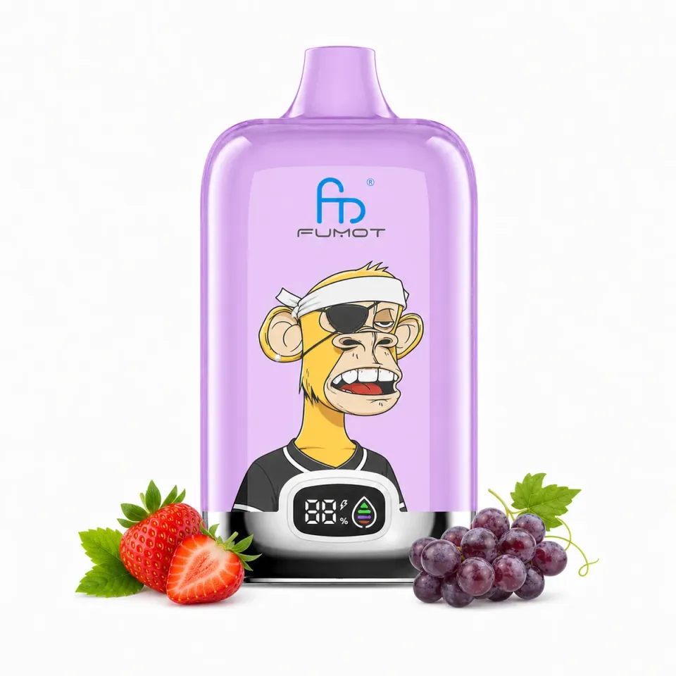 fumot-digital-box-12000-einweg-e-zigarette-strawberry-grape image 1
