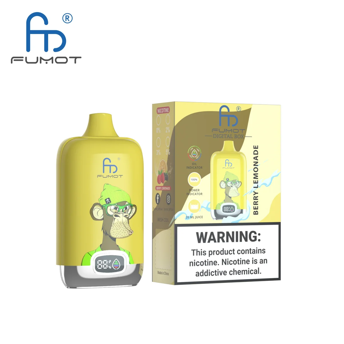 fumot-digital-box-12000-einweg-vape-berry-lemonade image 2