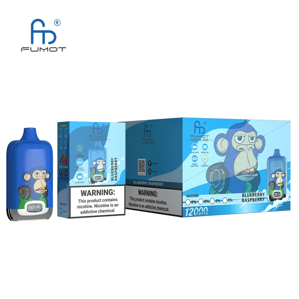 fumot-digital-box-12000-einweg-vape-blueberry-raspberry image 3