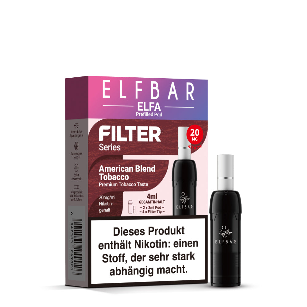 elfbar-elfa-filter-pod-american-blend-tobacco-20-mg-ml-2er-pack image 2