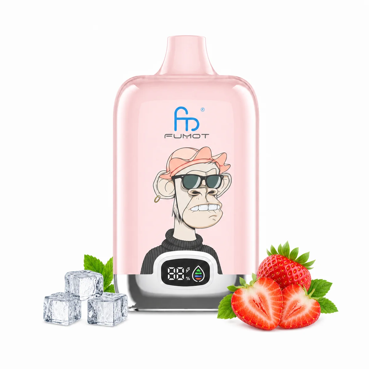 fumot-digital-box-12000-einweg-vape-strawberry-ice image 1
