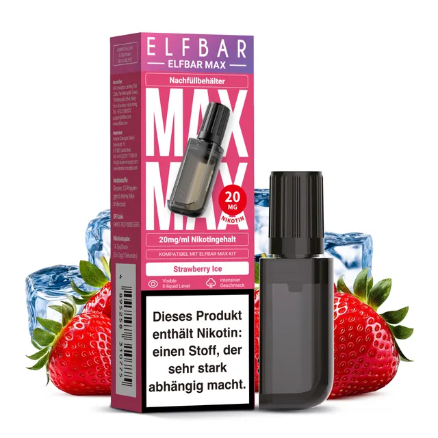 elfbar-max-nachf-llbeh-lter-strawberry-ice-10-ml-20-mg-ml image 1