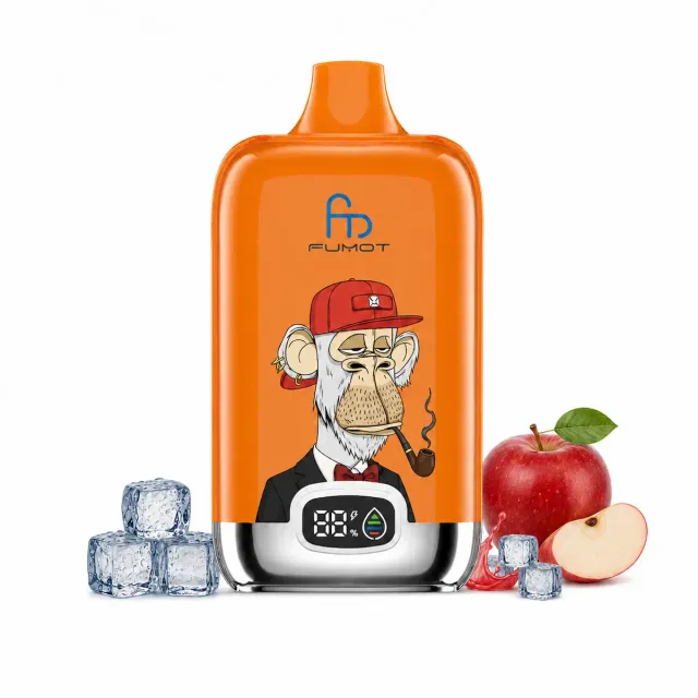 fumot-digital-box-12000-einweg-e-zigarette-red-apple-ice image 1