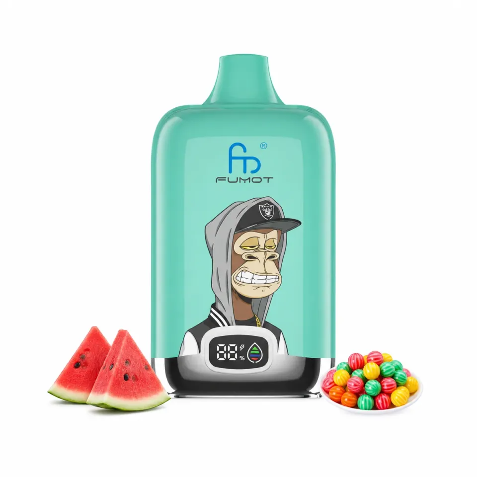 fumot-digital-box-12000-einweg-e-zigarette-watermelon-bubble-gum image 1
