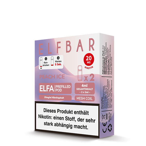 elfbar-elfa-prefilled-pod-peach-ice-20-mg-ml-2er-pack image 2