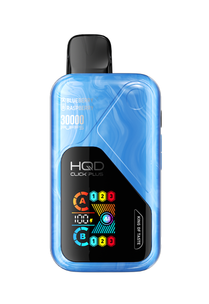 hqd-click-plus-dual-flavour-einweg-vape-mit-dual-coil-smart-lcd-und-airflow image 1
