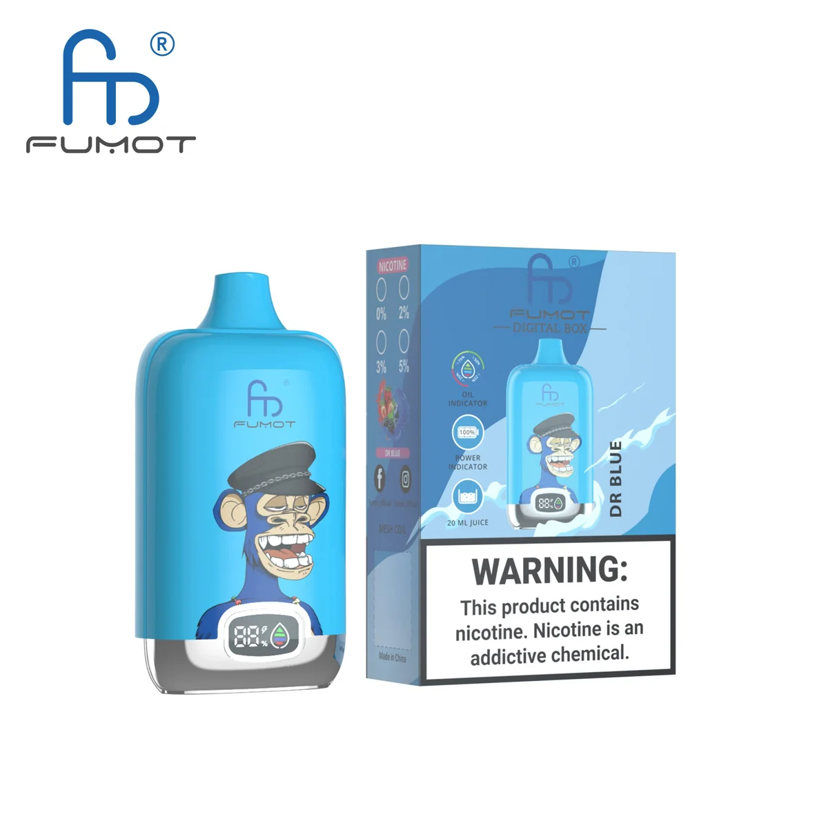 fumot-digital-box-12000-einweg-vape-dr-blue image 2