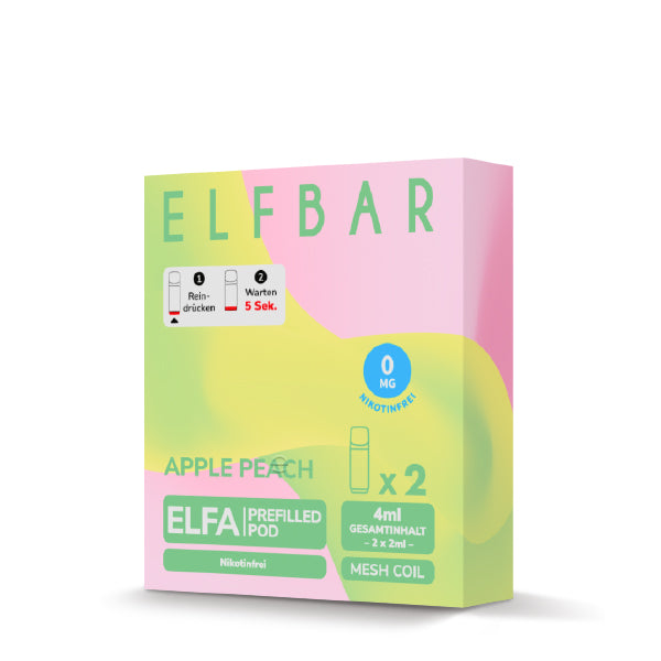 elfbar-elfa-prefilled-pod-apple-peach-nikotinfrei-2x-2-ml image 2
