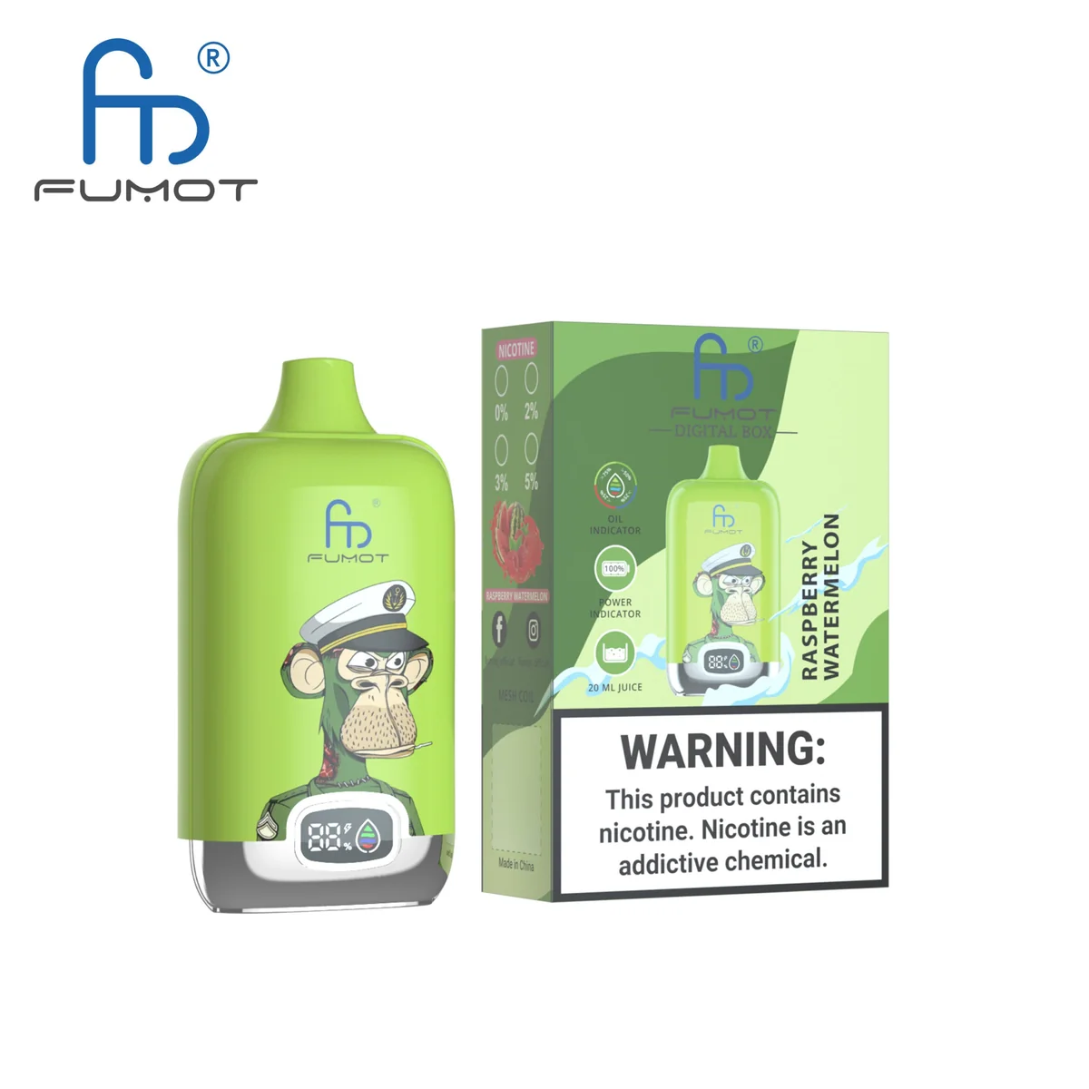 fumot-digital-box-12000-einweg-vape-raspberry-watermelon image 2