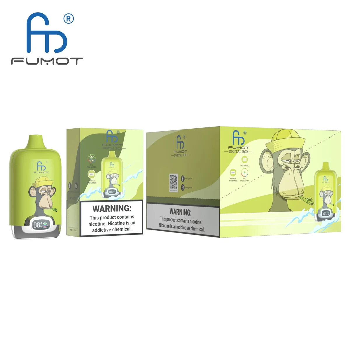 fumot-digital-box-12000-einweg-vape-blueberry-kiwi-12-000-puffs-20-ml image 3