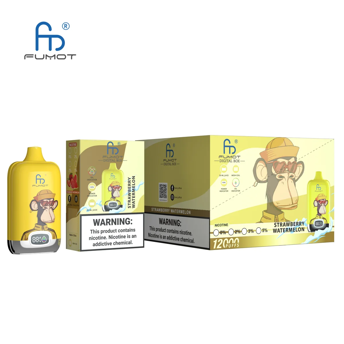 fumot-digital-box-12000-einweg-vape-strawberry-watermelon image 3