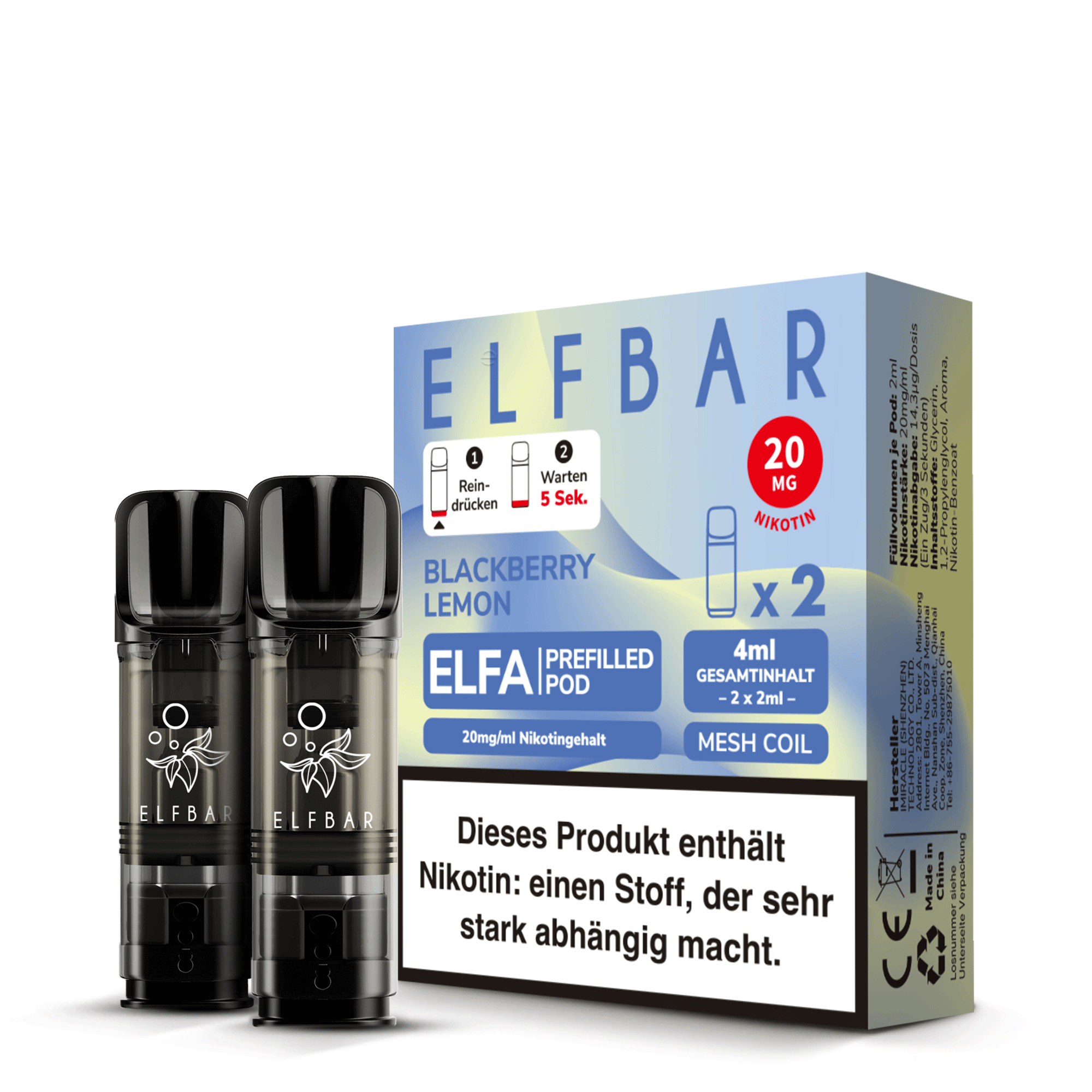 elfbar-elfa-prefilled-pod-blackberry-lemon-20mg-2x-2ml image 2