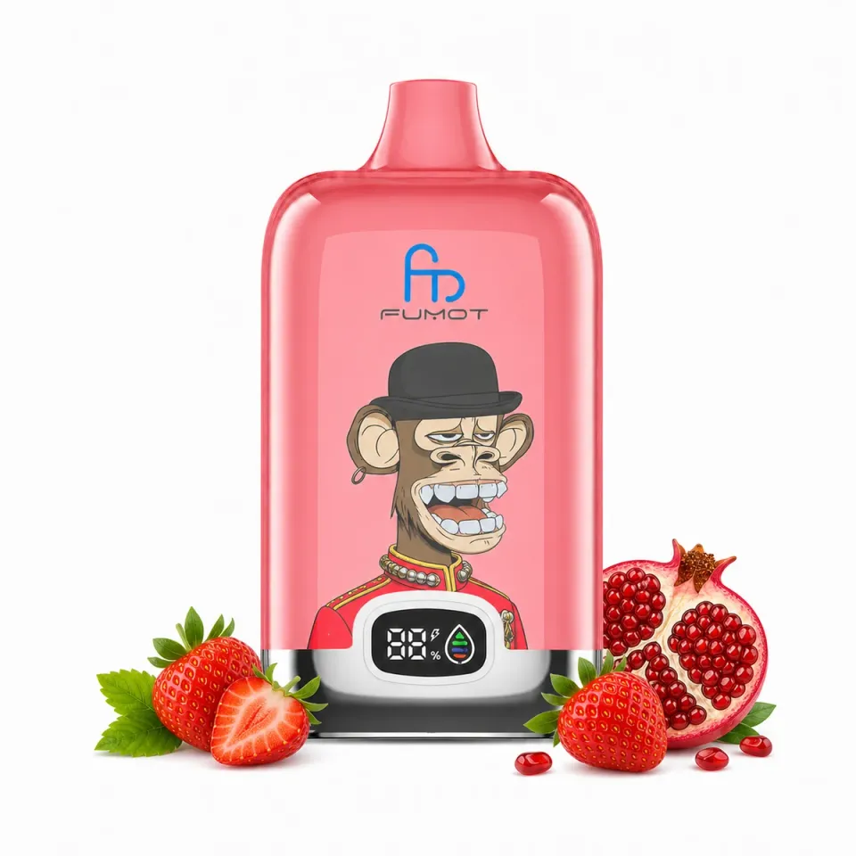 fumot-digital-box-12000-einweg-e-zigarette-strawberry-pomp image 1