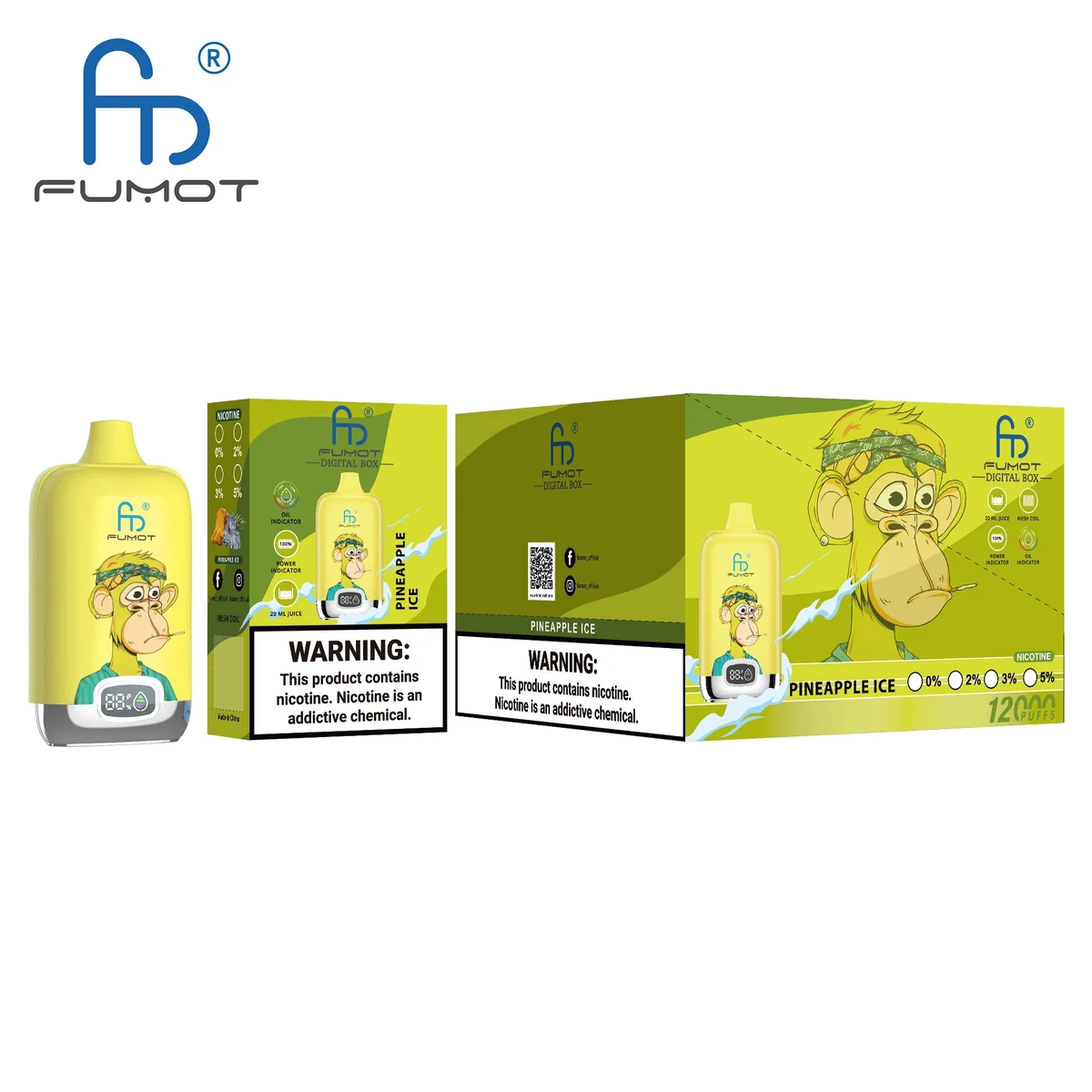 fumot-digital-box-12000-einweg-vape-pineapple-ice image 3