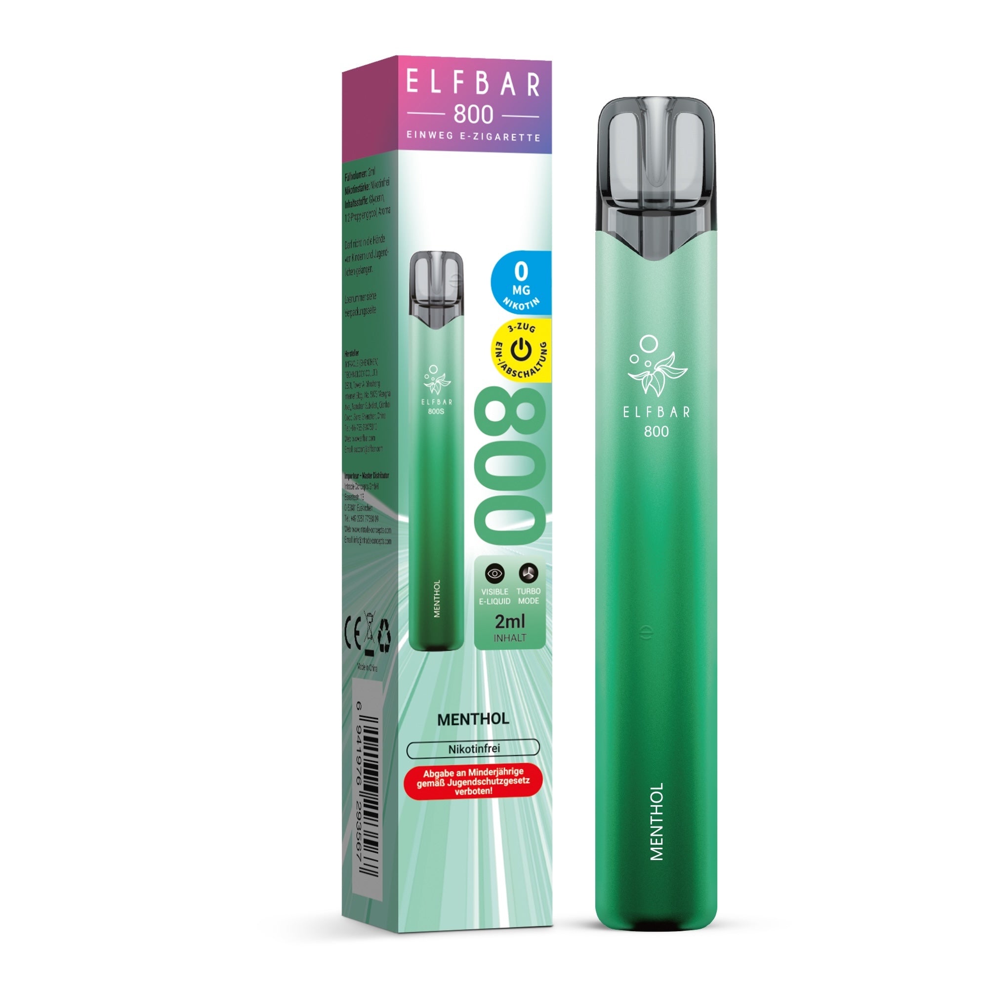 elfbar-800-menthol-einweg-vape-nikotinfrei-0-mg-ml-bis-800-z-ge image 2