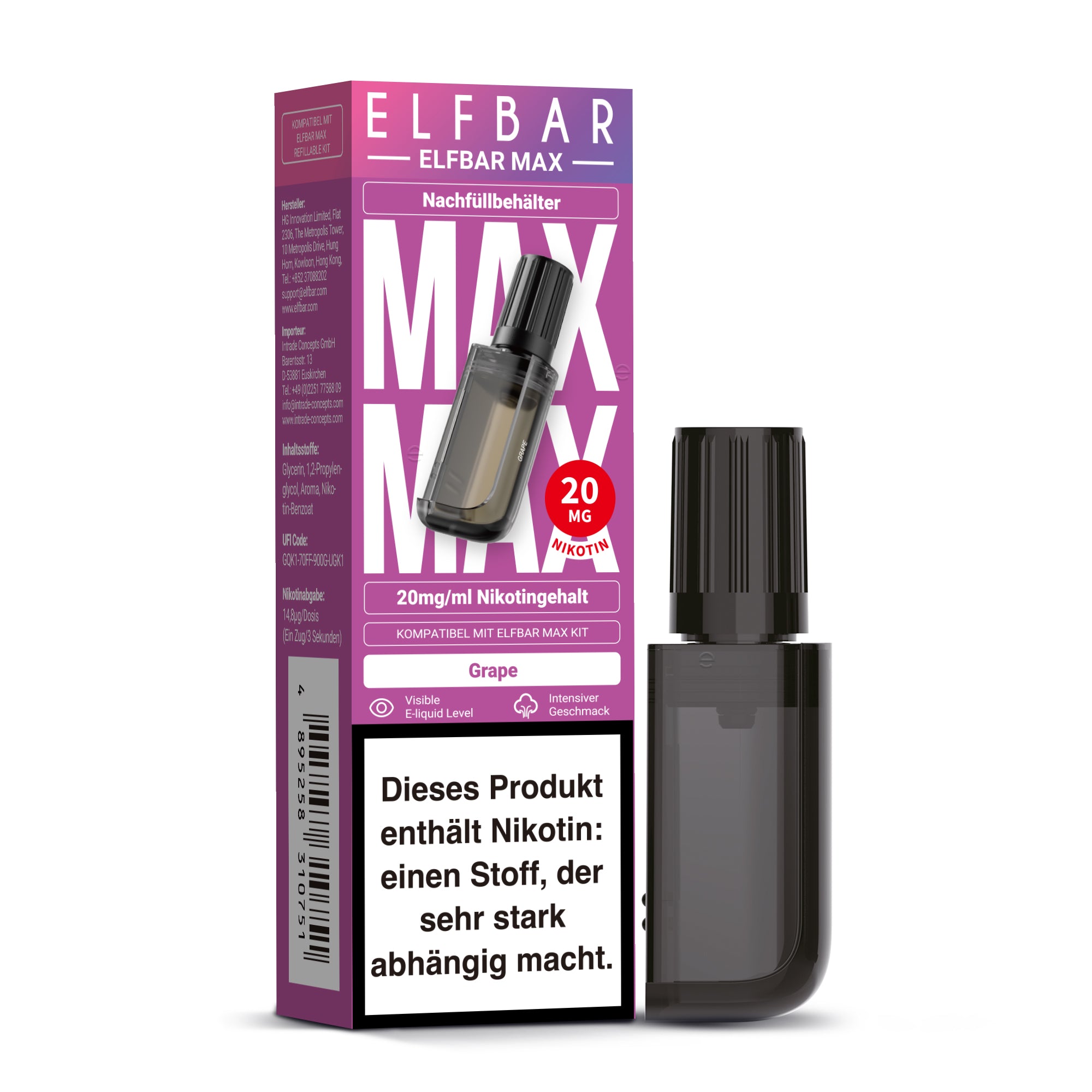 elfbar-elfa-max-nachf-llbeh-lter-grape-10-ml image 2