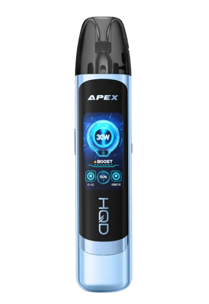hqd-apex-disposable-vape-mit-1-47-zoll-hd-display-boost-eco-modus-und-dual-mesh- image 1