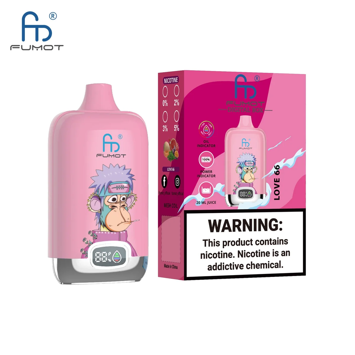 fumot-digital-box-12000-einweg-vape-love-66 image 2