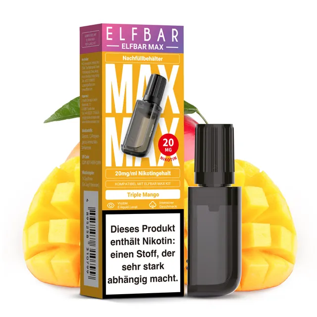 elfbar-max-nachf-llbeh-lter-triple-mango-10-ml-nikotinsalz-liquid-20-mg-ml image 1