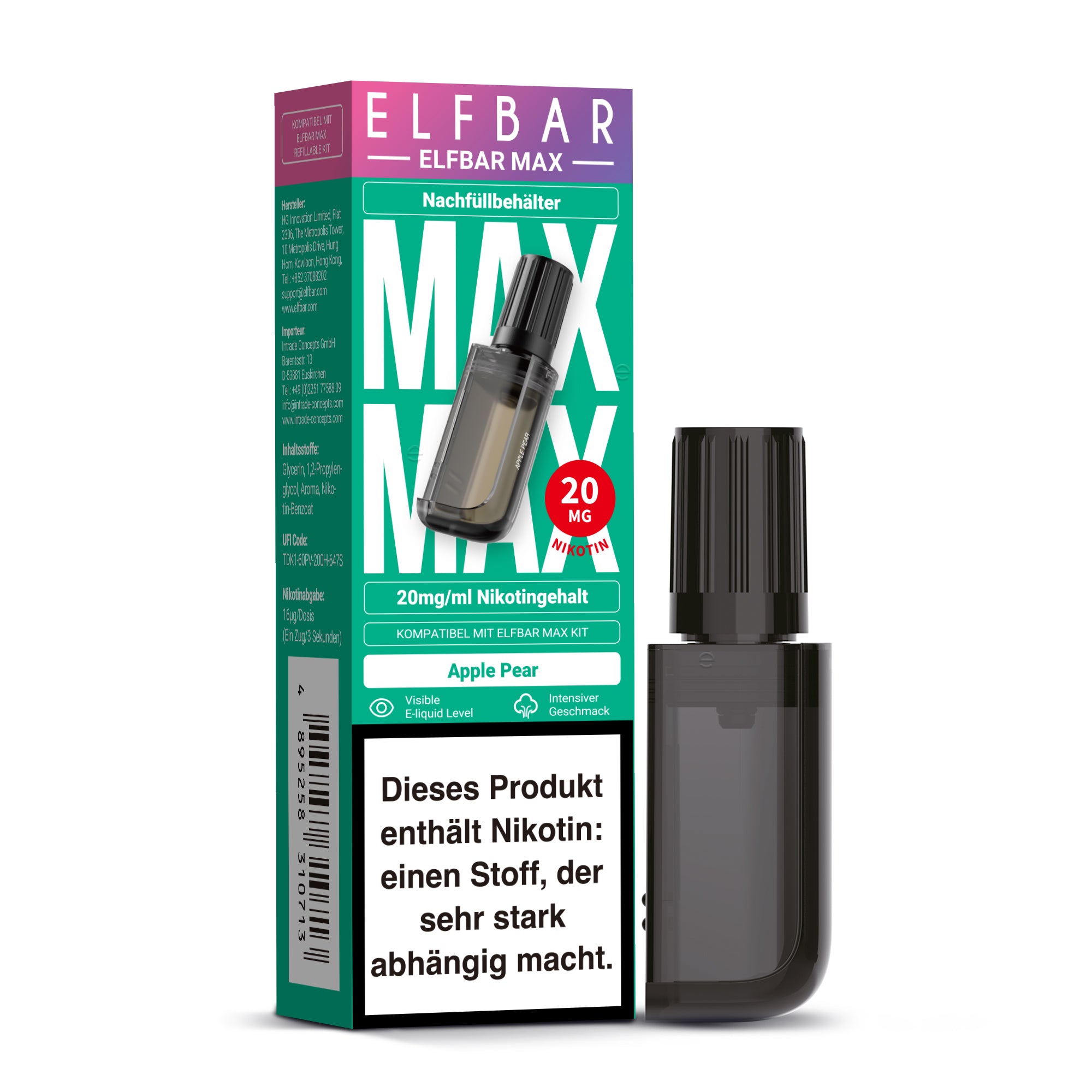elfbar-max-nachf-llbeh-lter-apple-pear-10ml-20mg-elfa-max-refill image 2
