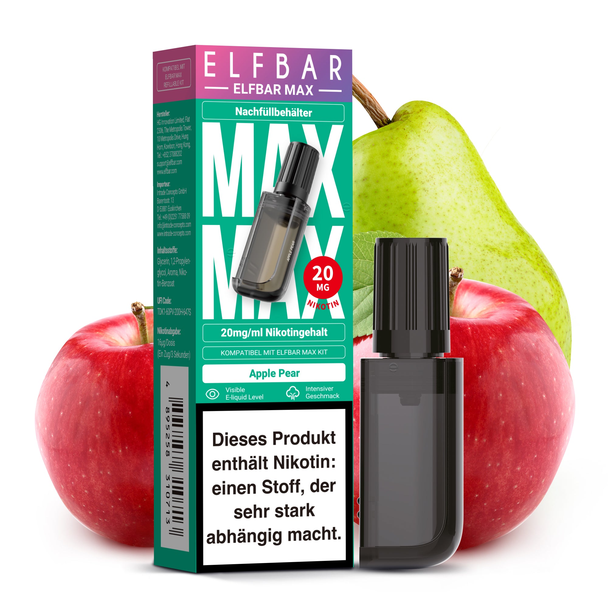 elfbar-max-nachf-llbeh-lter-apple-pear-10ml-20mg-elfa-max-refill image 1