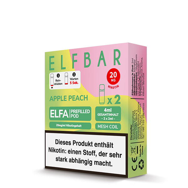 elfbar-elfa-prefilled-pod-apple-peach-20-mg image 2