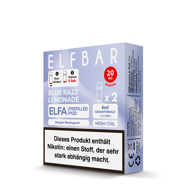 elfbar-elfa-prefilled-pod-blue-razz-lemonade-20mg-2x-2ml image 2