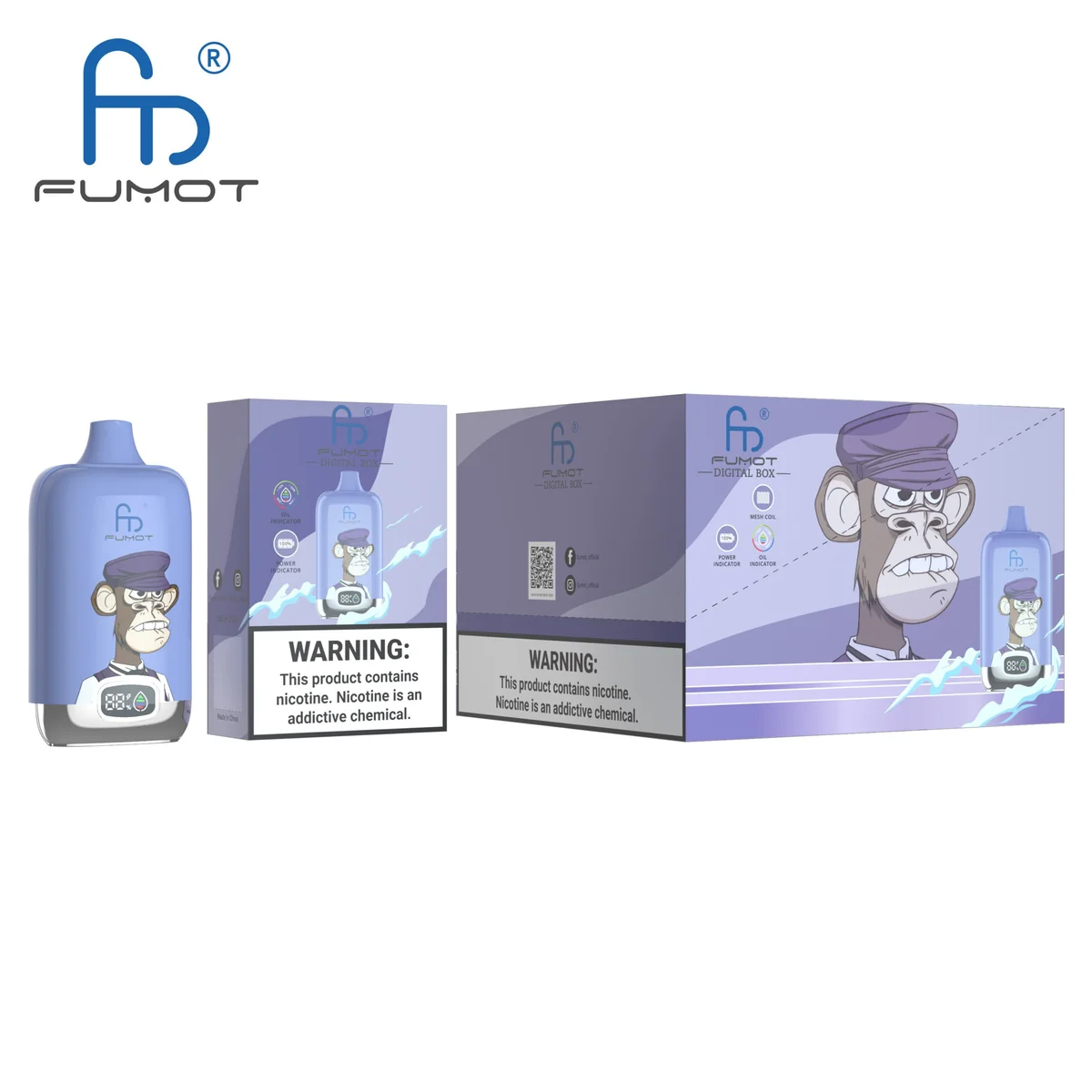 fumot-digital-box-12000-einweg-vape-blue-razz-lemonade-12-000-puffs-20-ml image 3