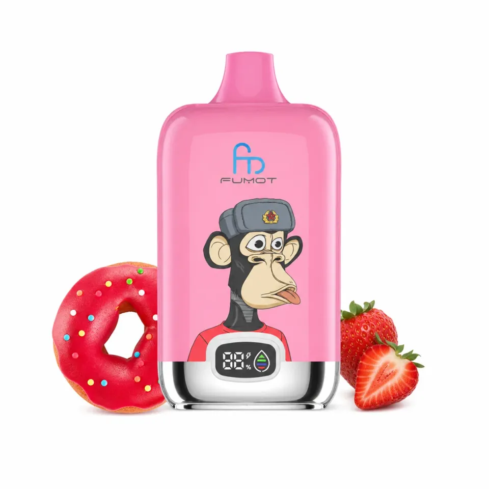 fumot-digital-box-12000-einweg-vape-strawberry-donut image 1